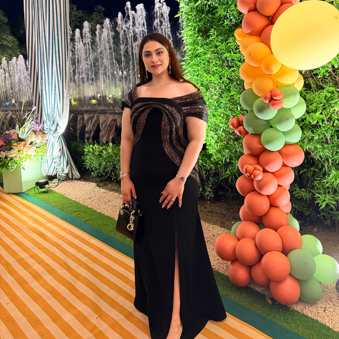 Wire work statement gown